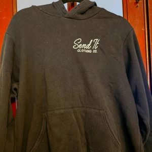 Oversized Black Hoodie